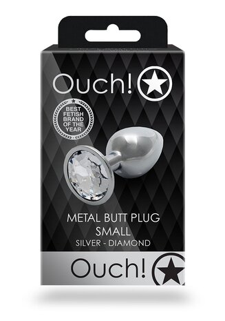 Round Gem Butt Plug - Small