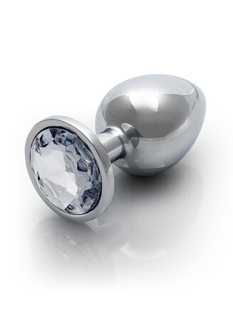 Round Gem Butt Plug - Large