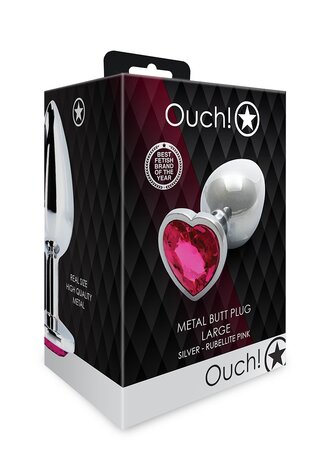 Heart Gem Butt Plug - Large