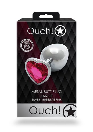 Heart Gem Butt Plug - Large