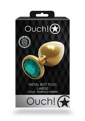 Round Gem Butt Plug - Large