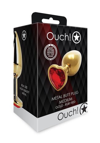 Heart Gem Butt Plug - Medium