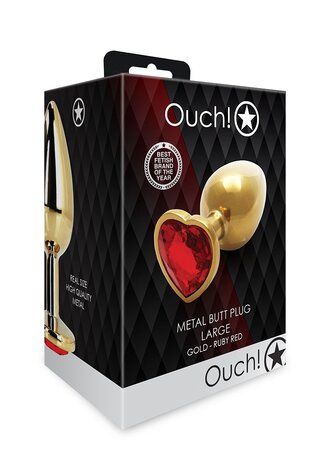 Heart Gem Butt Plug - Large