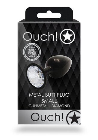 Round Gem Butt Plug - Small