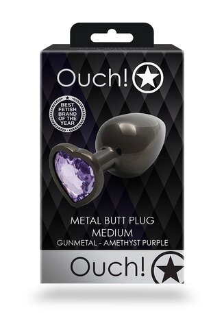 Heart Gem Butt Plug - Medium