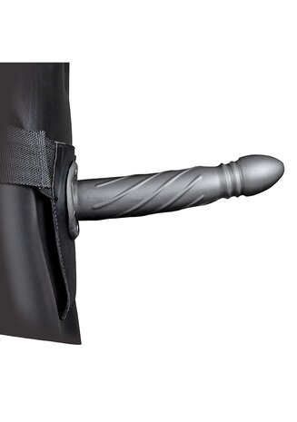 Gedraaide Holle Strap-On - 20 cm