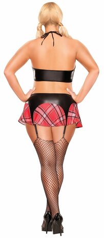 Deviant Schoolgirl - Red - Queen Size Queen Size