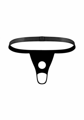 Appolo - Power Sok met Ronde Uitsnijding en Open Achterkant L/XL