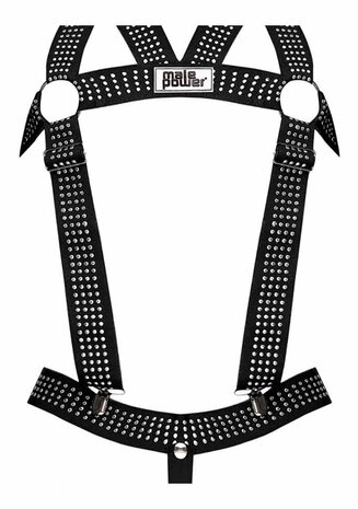 Elastisch Harnas met Studs - S One Size
