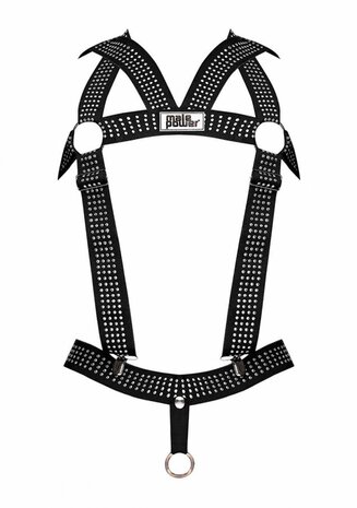 Elastisch Harnas met Studs - S One Size