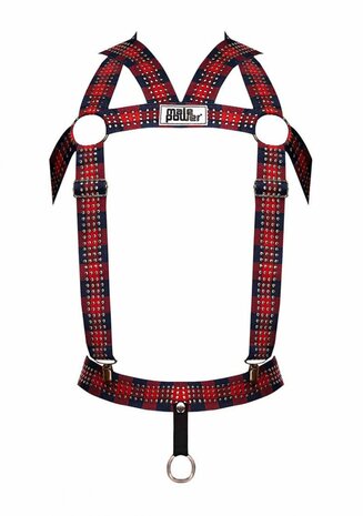 Elastisch Harnas met Studs - S One Size