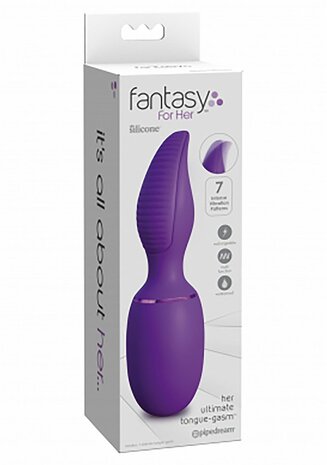 Her Ultimate Tongue Gasm - Op en Neer Bewegende Tong Vibrator