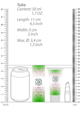 Natuurlijke CBD - Masturbatiecrème voor Haar - 50 ml