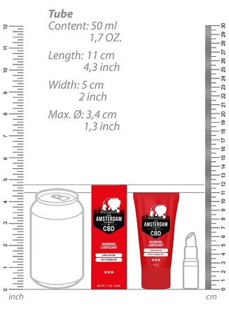 Originele CBD uit Amsterdam - Verdovend Glijmiddel - 50 ml
