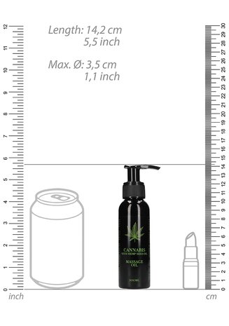 Cannabis Hennepzaad Massage Olie - 100 ml
