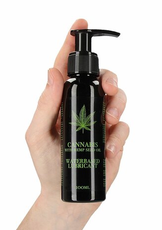Cannabis met Hennepzaadolie Glijmiddel op Waterbasis - 100 ml