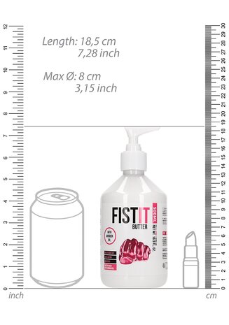 Waterbased Sliding Butter - 17 fl oz / 500 ml - Pump