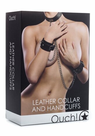 Leren Halsband en Handboeien