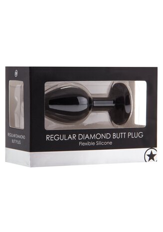 Diamanten Butt Plug - Medium