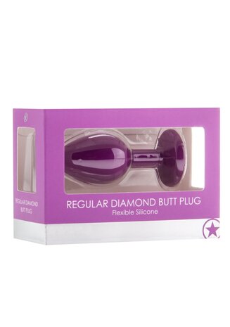 Diamanten Butt Plug - Medium