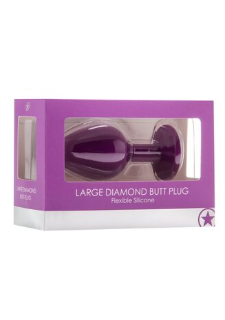 Diamanten Butt Plug - Groot