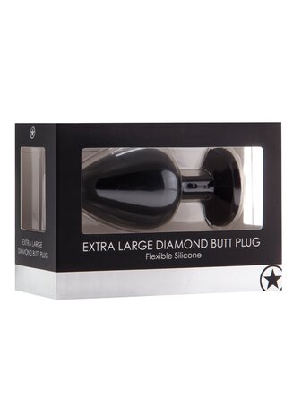 Diamanten Butt Plug - Extra Groot