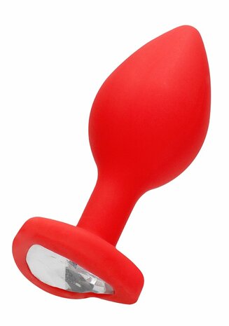 Butt Plug met Diamanten Hart