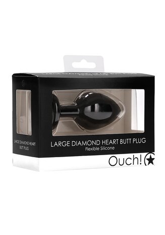 Butt Plug met Diamanten Hart