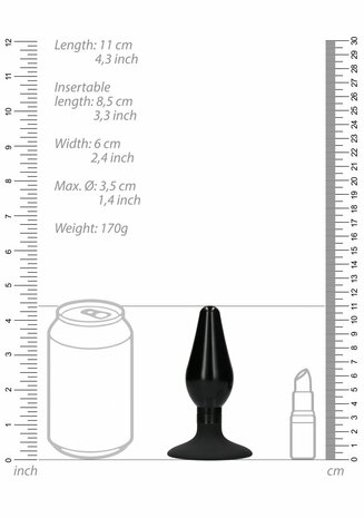 Verwisselbare Butt Plug Set Rond