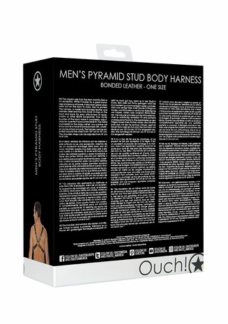 Pyramid Stud Heren Lichaamsharnas One Size