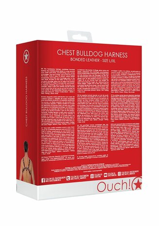 Bulldog Leren Borst Harnas - L/XL L/XL