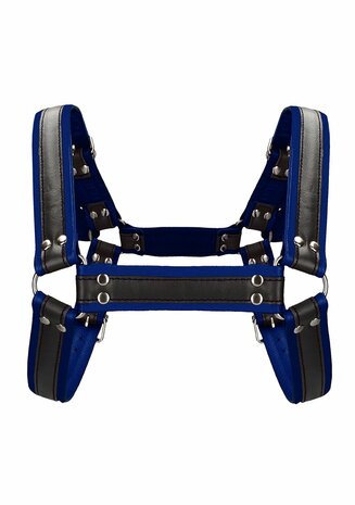 Leren Bulldog Harnas met Gespen - L/XL L/XL