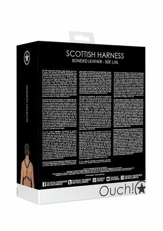 Schotse Leren Harnas - L/XL L/XL
