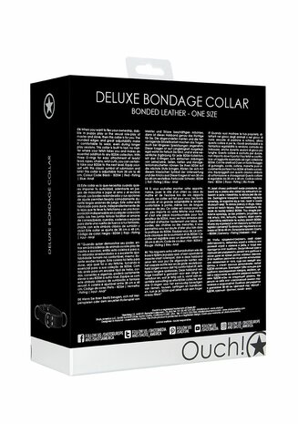 Deluxe Bondage Halsband One Size
