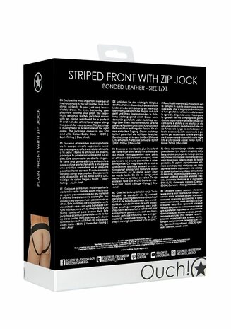 Stoere Jockstrap met Rits - L/XL  L/XL