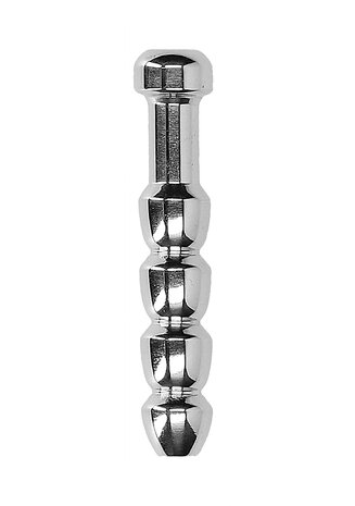 Geribbelde Holle Penis Plug - 9 mm