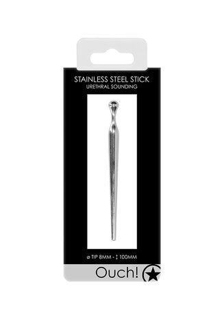 Gladde Penis Plug - 8 mm