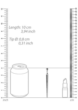 Gladde Penis Plug - 8 mm