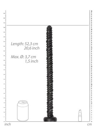 Ass Snake Getextureerde Dildo