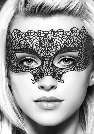 Prinses - Zwart Kanten Masker