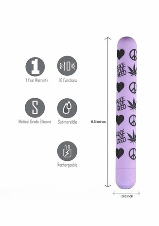 Unity X-Long Bullet - PLW Print Violet - 420 Series
