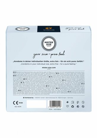 Pure Feel - Kondooms 57 mm - 36 pack