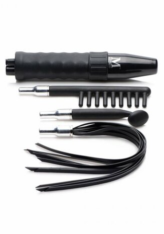 IS E-Stim Wand met 3 Siliconen Opzetstukken