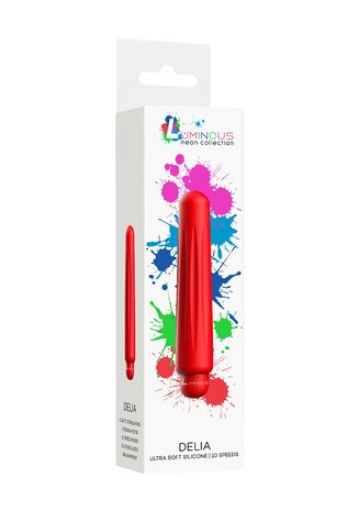 Delia - Klassieke Vibrator met Siliconen Sleeve