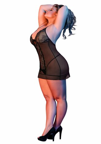 Nachthemd & G-String Set - M L/X