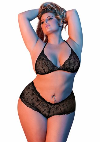 Triangel BH & Brutale Korte Set - M S/M