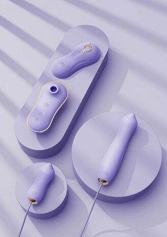 Sucking Vibrator with Pump and Different Attachments