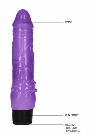 Vette Realistische Dildo Vibrator - 20 cm