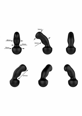 Gyro Vibe Extreme - Handsfree Vibrerende Dildo