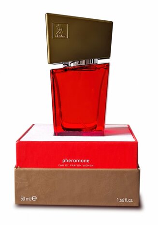 SHIATSU Pheromon Fragrance Women - Red - 50 ml